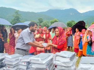 Distribuição de bíblias